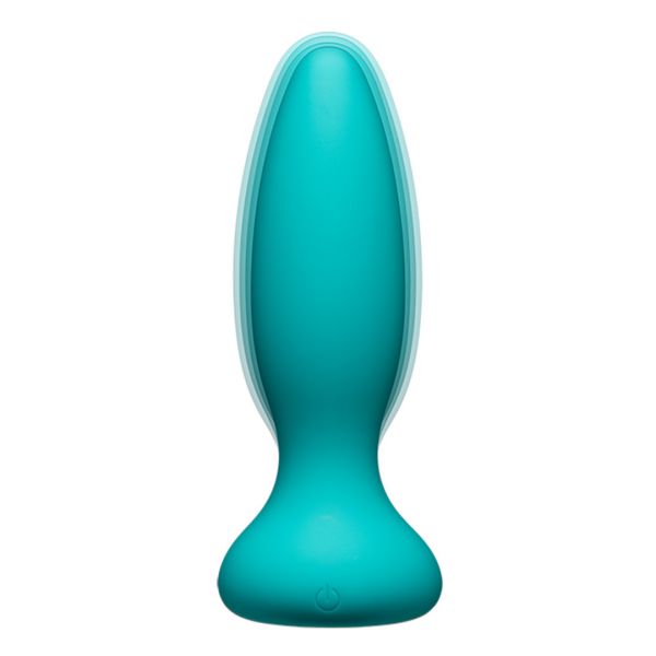 Doc Johnson Vibe - Advanced Silikon Analplug mit Fernbedienung - Grün