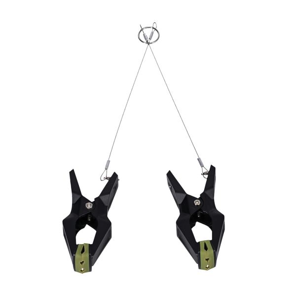 Doc Johnson Hardwire Hangers - Schwarz/Grün