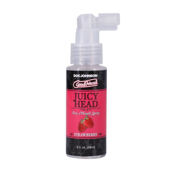 Doc Johnson Juicy Head - Spray gegen trockenen Mund - Erdbeere - 59 ml