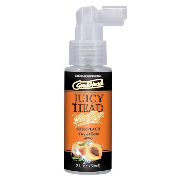 Doc Johnson Juicy Head - Spray gegen trockenen Mund - Saurer Pfirsich - 59 ml