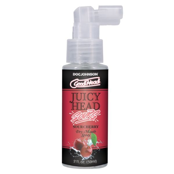 Doc Johnson Juicy Head - Spray gegen trockenen Mund - Saure Kirsche - 59 ml