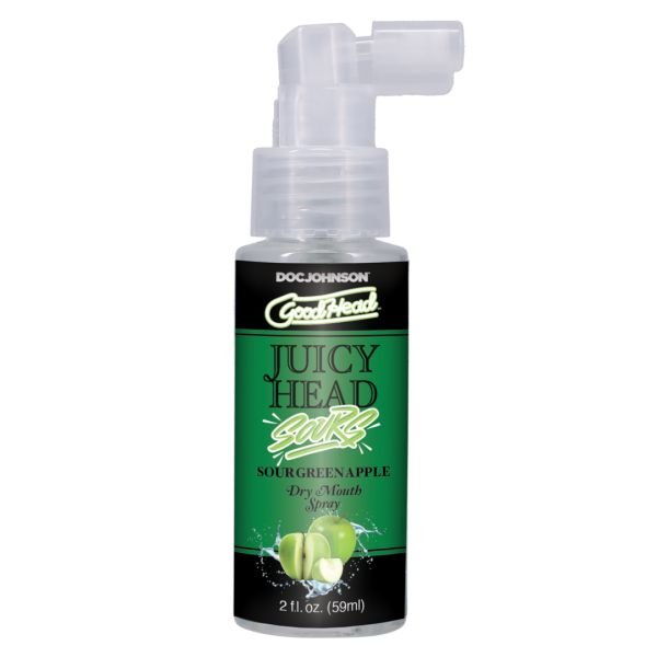 Doc Johnson Juicy Head - Spray gegen trockenen Mund - Saurer Grüner Apfel - 59 ml