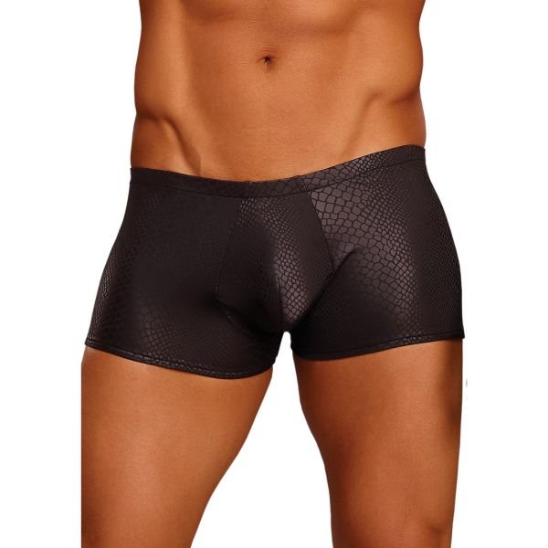 Male Power Black Cobra Mini-Shorts - S - Schwarz