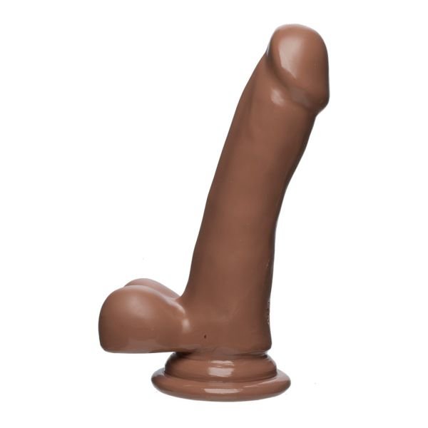 Doc Johnson Slim D - Realistischer FIRMSKYN Dildo mit Hoden - 15 cm - Art. 1705-50
