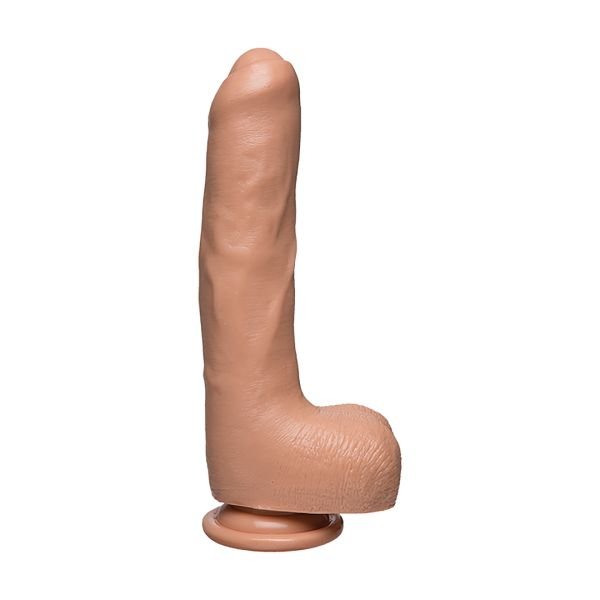Doc Johnson Uncut D - Realistischer FIRMSKYN Dildo mit Hoden - 22 cm