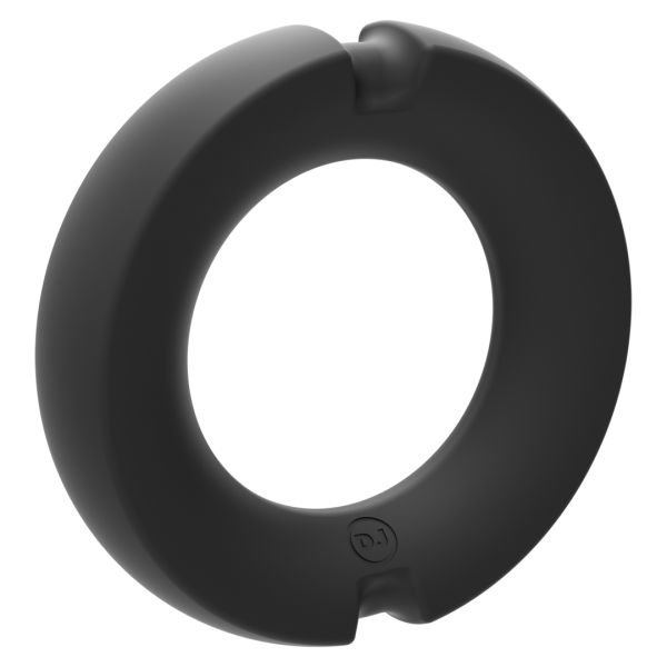 Doc Johnson The Paradox - Silikon/Metall Cockring - 45mm - Schwarz