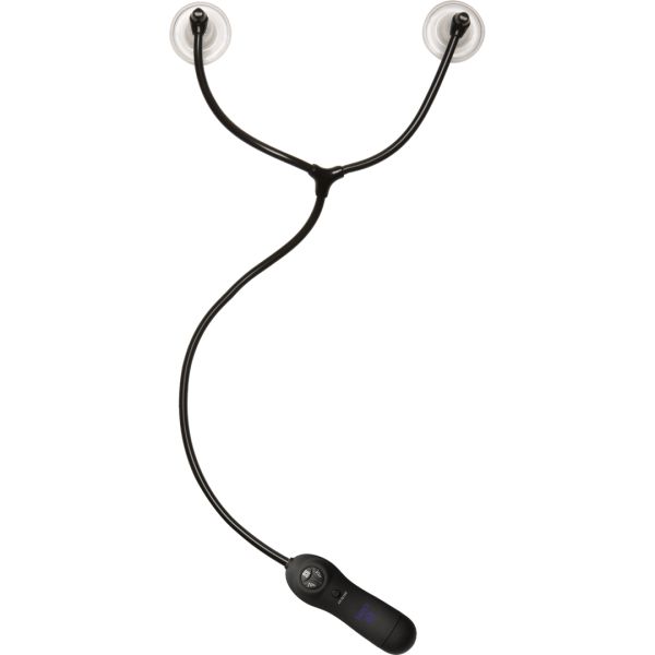 Doc Johnson Swell - Automatische vibrierende Nippelsauger - Schwarz/Violett