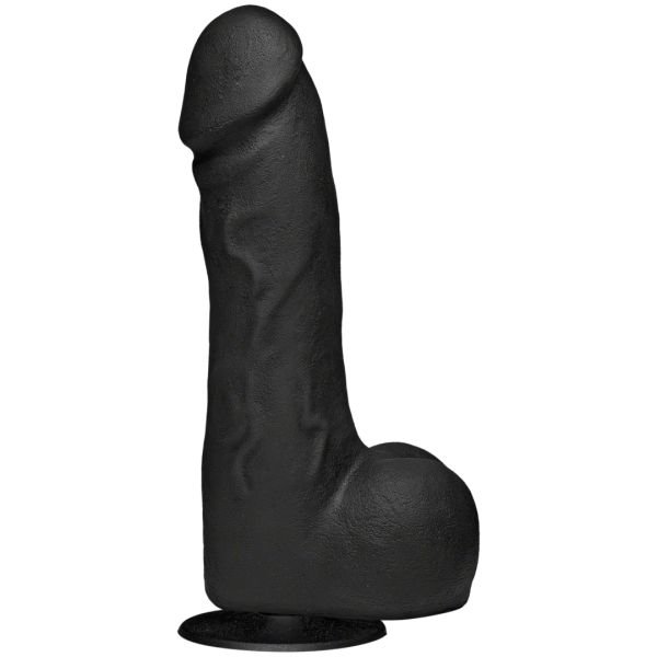 Doc Johnson The Perfect Cock - 19 cm - Schwarz