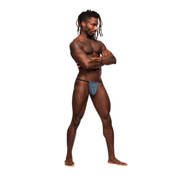 Male Power Mesmerizing Posing Strap - Einheitsgröße - Blau
