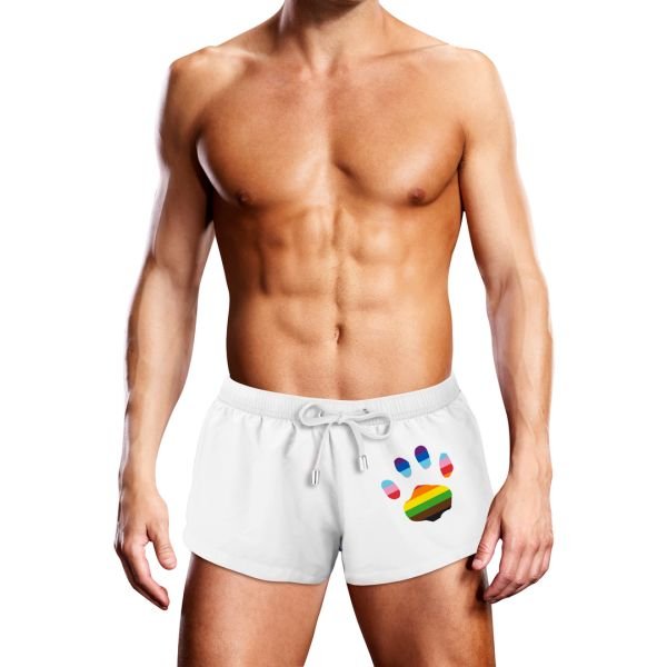 Prowler Badeshorts - Weiß Oversized Paw