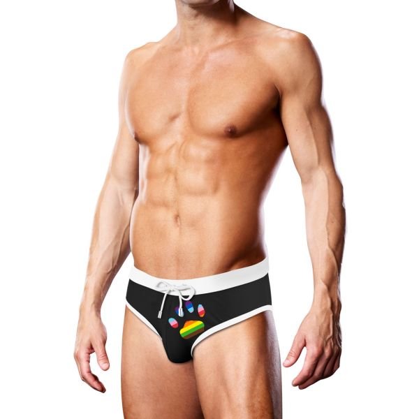 Prowler Badeslip - Schwarz Oversized Paw - XL