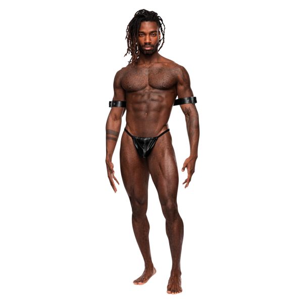 Male Power Pisces Arm Restraints - One Size - Schwarz