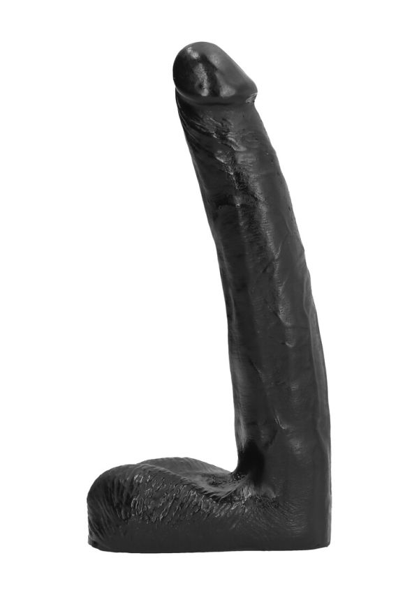 All Black Dildo - 21 cm, 4 cm Breite