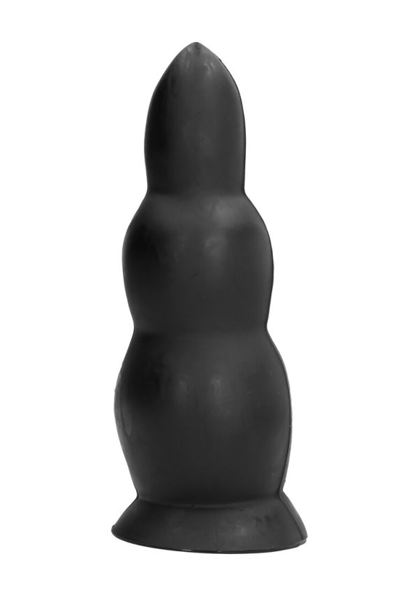 All Black Tapered Buttplug - 23 cm