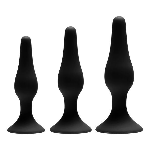 XR Brands 3-teiliges Anal Trainingsset für Einsteiger