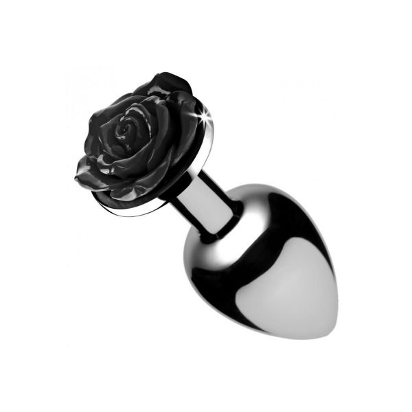 XR Brands Black Rose - Buttplug - Large