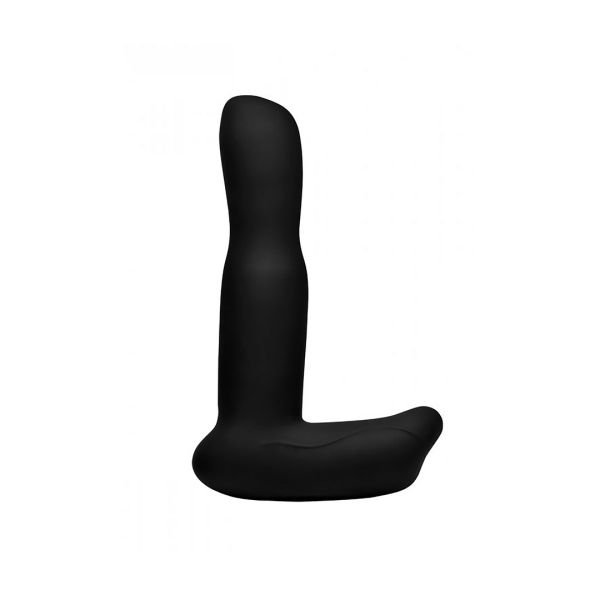 XR Brands Streichelnder Prostata Vibrator aus Silikon mit Fernbedienung