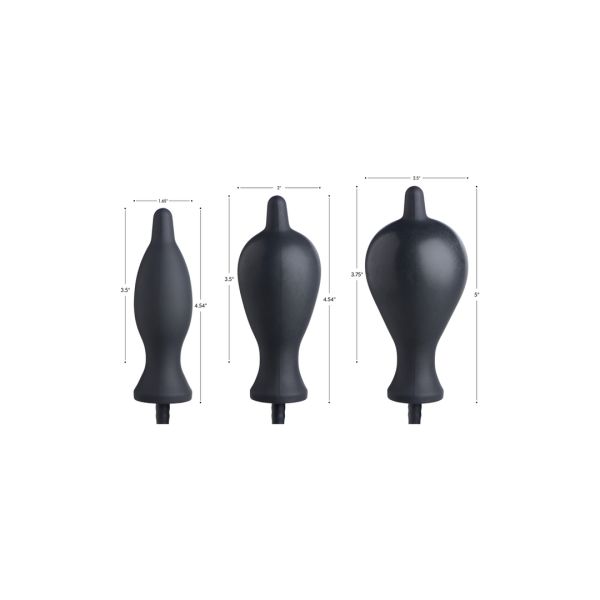 XR Brands Dark Inflator - Aufblasbarer Plug aus Silikon