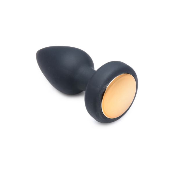 XR Brands Silikon Vibrating LED Plug - Medium