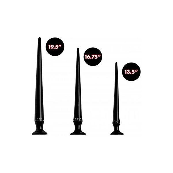 XR Brands Schlanker Konischer Anal Hose Trainingsset