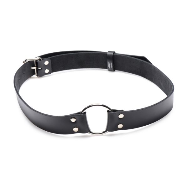 XR Brands Dildohalter mit Lederriemen