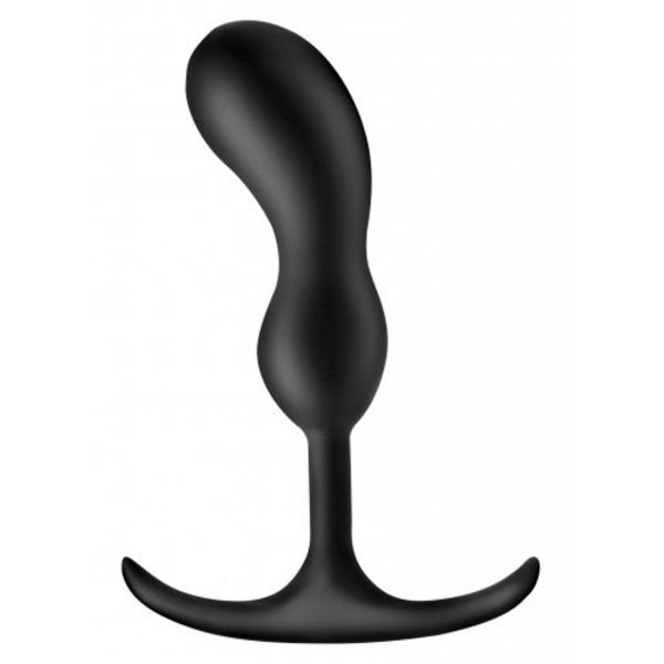 XR Brands Beschwerter Prostataplug aus Premium-Silikon - Small