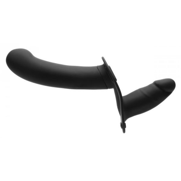 XR Brands Double Diva - Doppeldildo mit Harness und Fernbedienung