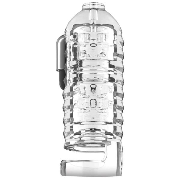 XR Brands Milker TPE-Masturbator mit Ballstrap - Transparent