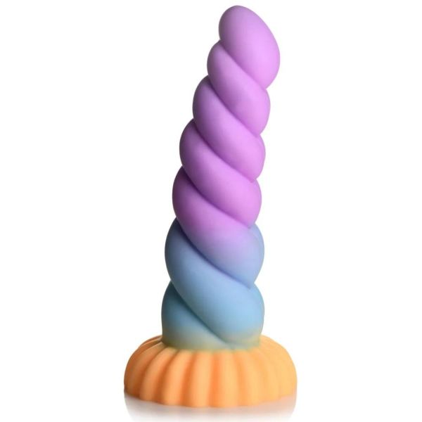 XR Brands Silikon Einhornhorn Fantasy Dildo