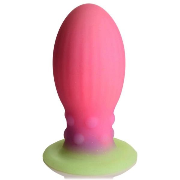 XR Brands Xeno Egg - Leuchtet im Dunkeln - Silikon Ei - Pink