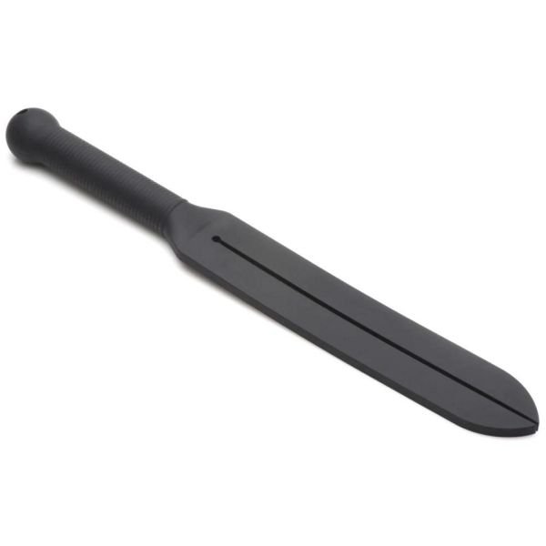 XR Brands Stung Silikon Tawse - Schwarz