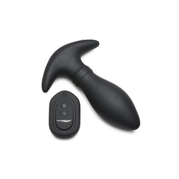 XR Brands Rim Slide - Sliding Ring Silikon Buttplug - Schwarz