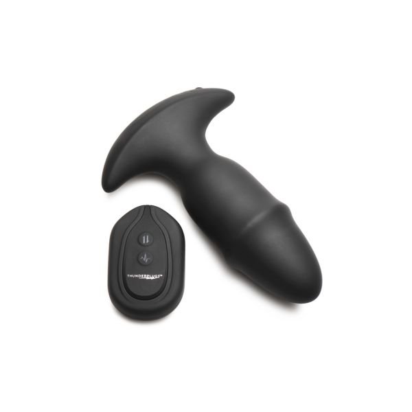XR Brands Butt Slider - Gleitring Silikon Buttplug - Schwarz