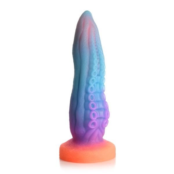 XR Brands Tenta-Cock - Im Dunkeln leuchtender Silikon Dildo