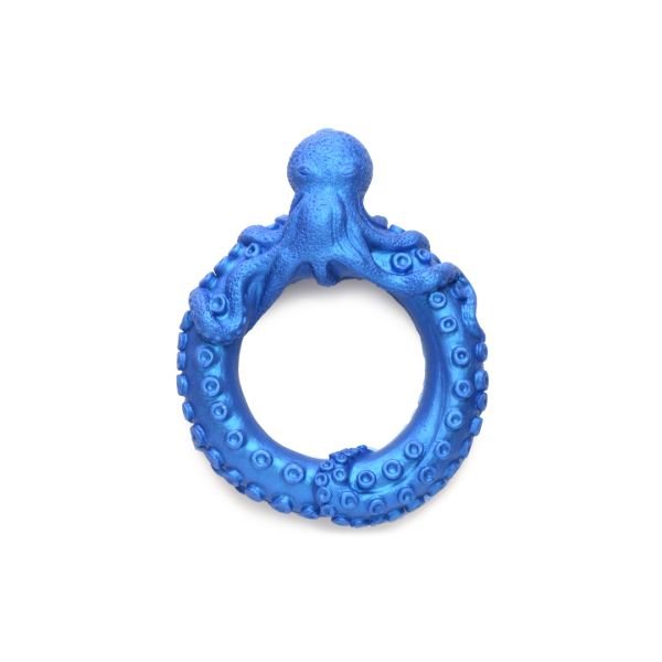 XR Brands Poseidon's Octo-Ring - Silikon Cockring - Blau