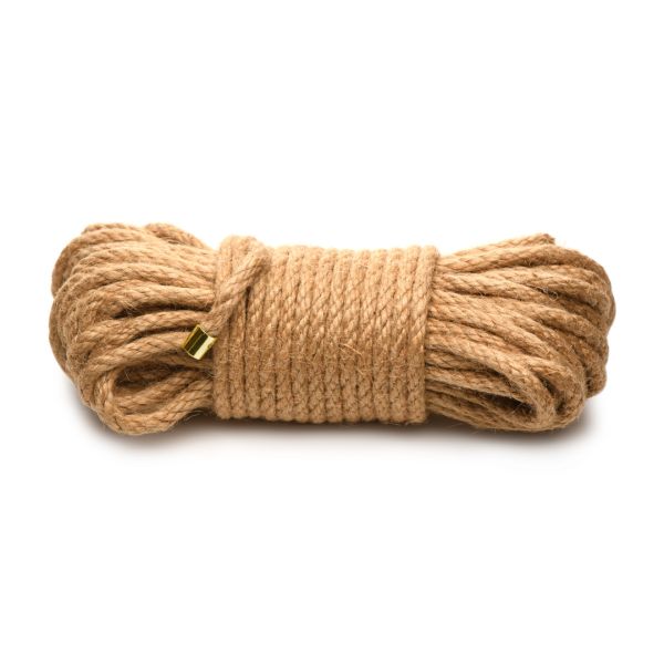 XR Brands Premium Geflochtenes Jute Bondage Seil