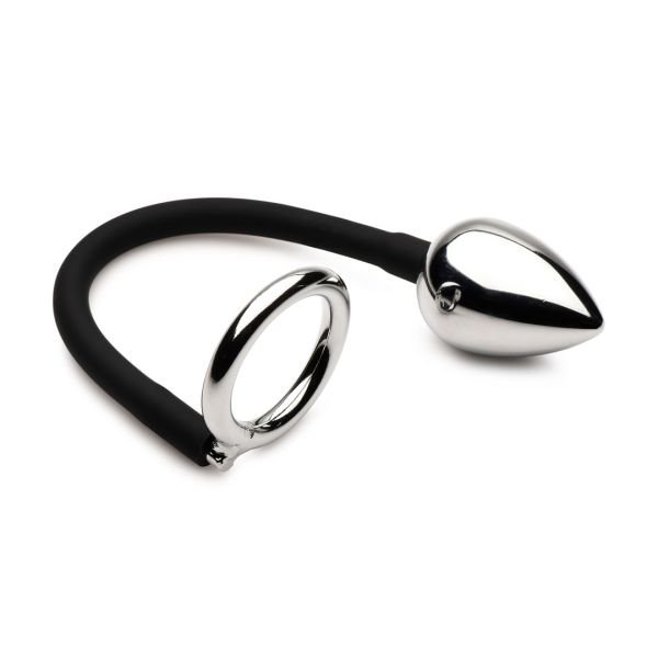 XR Brands Tug and Plug - Cock- und Ballring mit Analplug