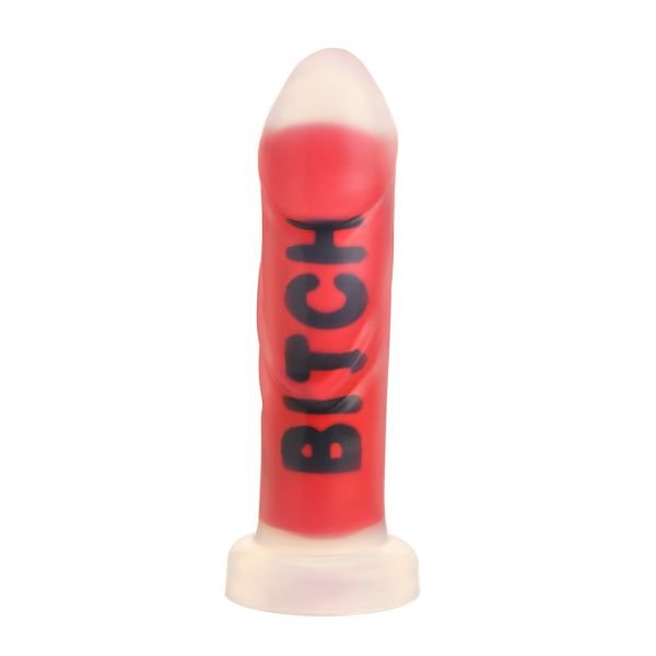 XR Brands BITCH - Silikon Dildo - Rot