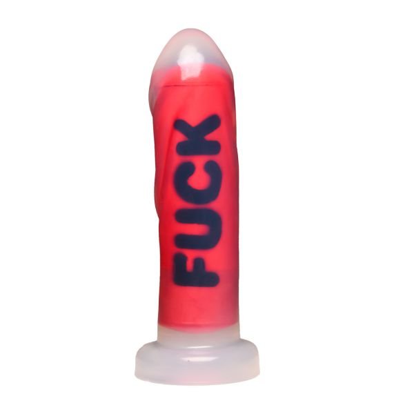 XR Brands FUCK - Silikon Dildo - Rot