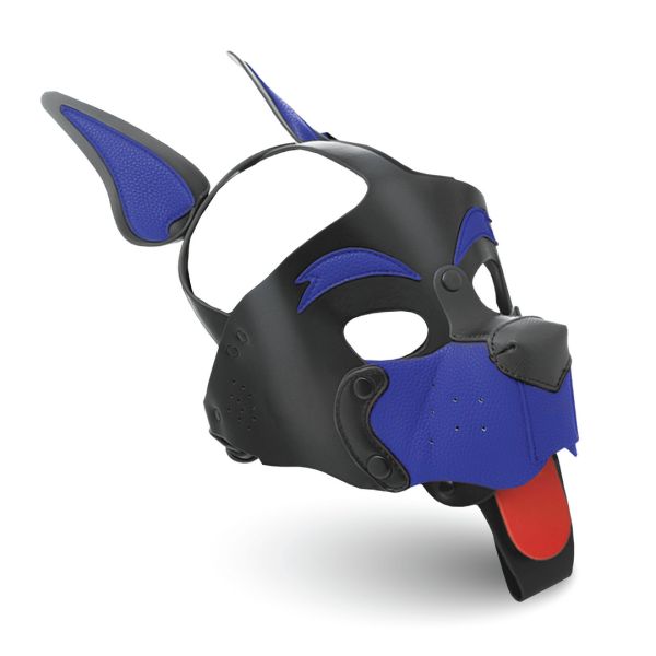 XR Brands Alpha Dog - Puppy Maske - Blau