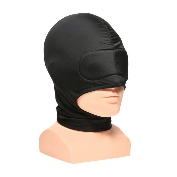 XR Brands Cocksucker - Maske mit offenem Mund - Schwarz