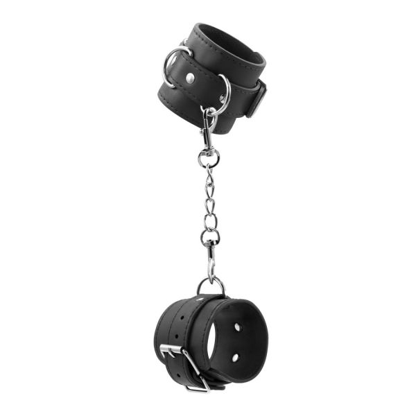 Crushious Bondage Love - Leder-Handschellen - Schwarz