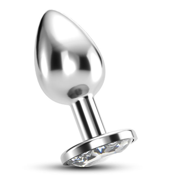 Crushious Bijou - Analplug mit Schmuckstein - Small - Transparent