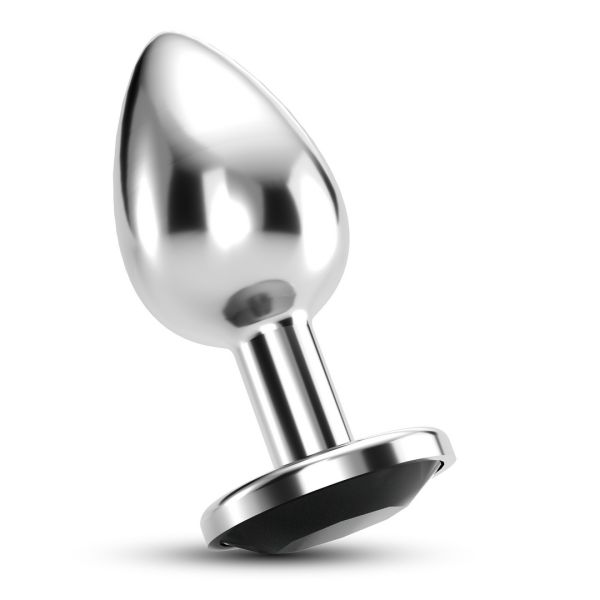 Crushious Bijou - Analplug mit Schmuckstein - Large - Schwarz