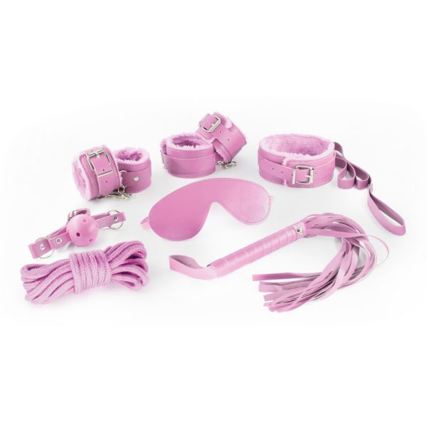 Crushious Dungeons and Maidens - 8-teiliges BDSM-Set - Pink