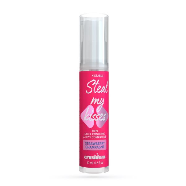 Crushious Steal My Kisses - Gleitgel - Erdbeer-Champagner-Geschmack - 10 ml