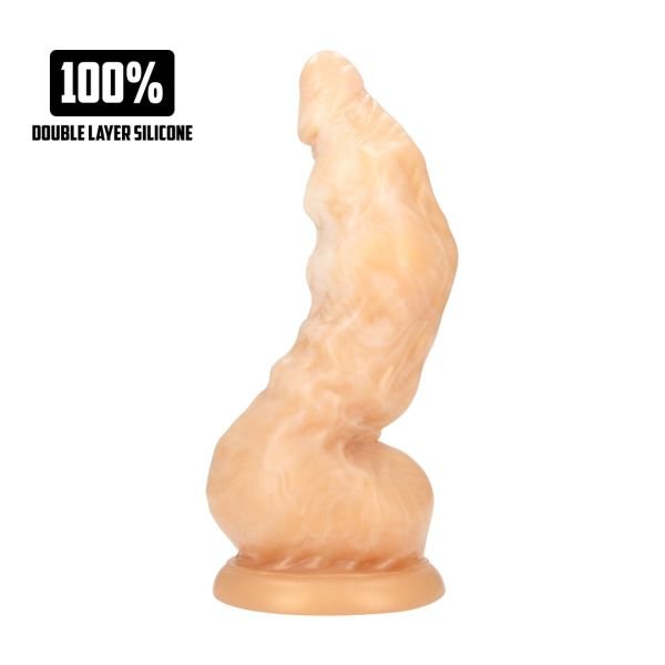 Fiction Cocks Golden Alien Invader - Silikon Dildo - Gold