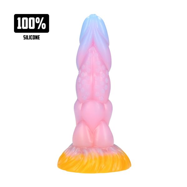 Fiction Cocks Rainbow Canine - Silikon Buttplug - Regenbogen