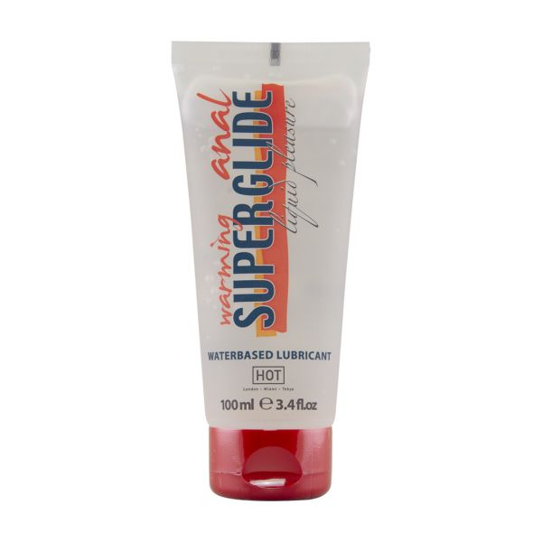 HOT Anal Superglide Warming Liquid Pleasure - Gleitgel auf Wasserbasis - 100 ml