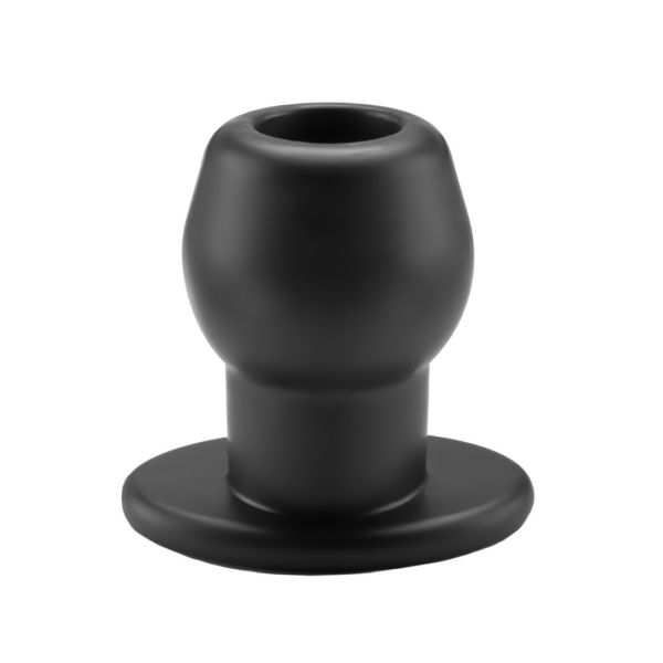 PerfectFitBrand Tunnel Plug - Hohler Buttplug - L - Schwarz
